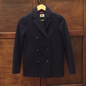 Navy Jcrew peacoat